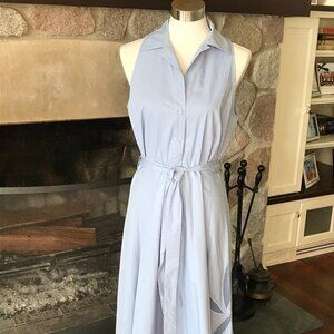 'Beatrice' Long Light Blue Maxi Dress - Size 10